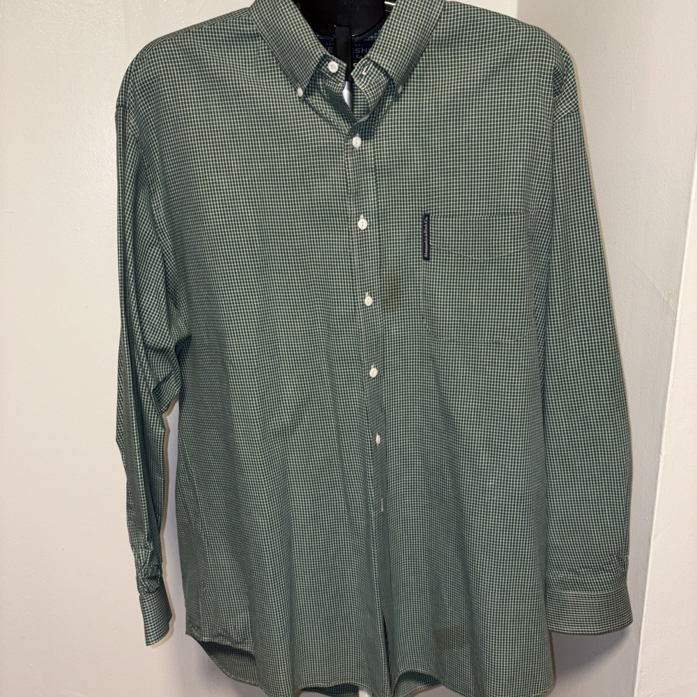 Vintage 90s Abercrombie & Fitch Plaid Button Down | The Big Shirt | Size XL